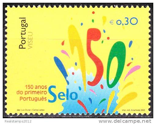 PORTUGAL - 2003,  150 Anos Do Primeiro Selo Português. VISEU.  € 0,30  ** MNH  MUNDIFIL  Nº 2979 - Unused Stamps