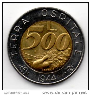 SAN MARINO 500 LIRE 1991 BIMETALLICA - San Marino