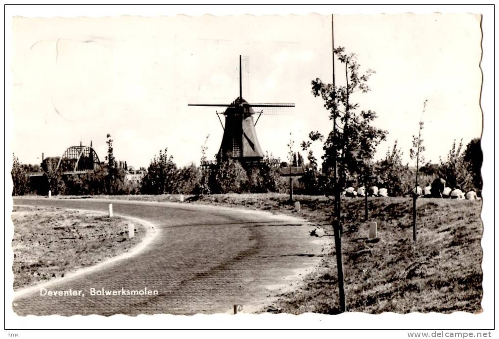 DEVENTER  Bolwerksmolen  Carte écrite En Bon état - Deventer