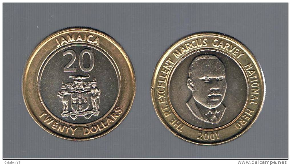 JAMAICA -   20 Dolar  2001  KM182 - Giamaica