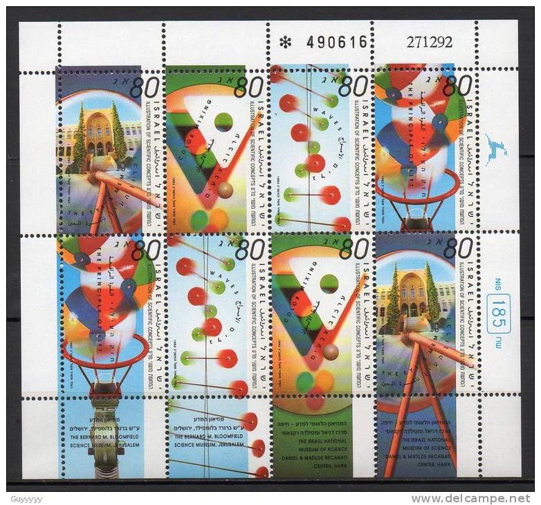 Israel - 1993 - Yvert : 1207 à 1210 ** - Avec TABs, Etat Luxe - Ungebraucht (mit Tabs)