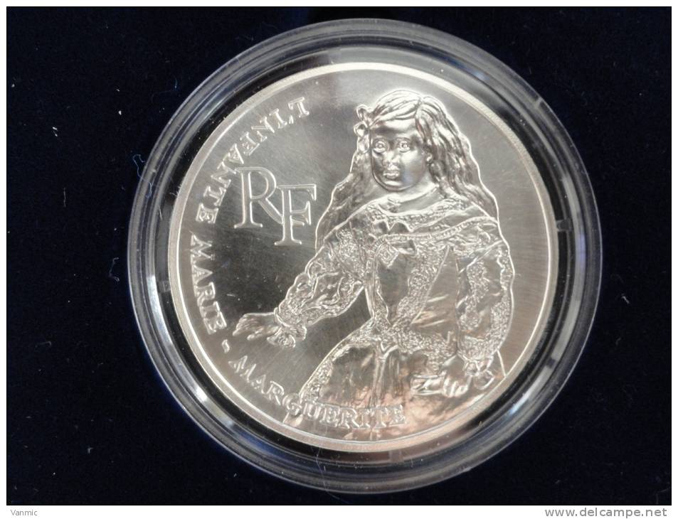 1993 - ESSAI - 100 Francs Argent - L'infante Marie-Marguerite - Bicentenaire Du Musée Du Louvre - France - Essays & Proofs