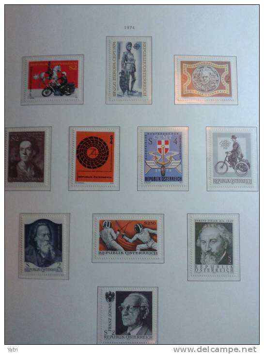 Austria 1974 Annata Completa / Complete Year Set **/MNH VF - Annate Complete