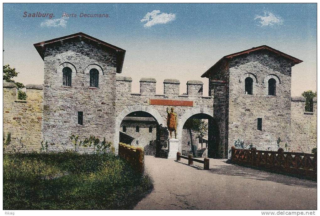 Saalburg  Porta Decumana  A-1641 - Saalburg
