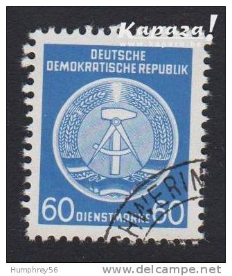 1954 - DDR - Michel 15 [Dienst Briefmarke/Service] + SCHWERIN - Oblitérés