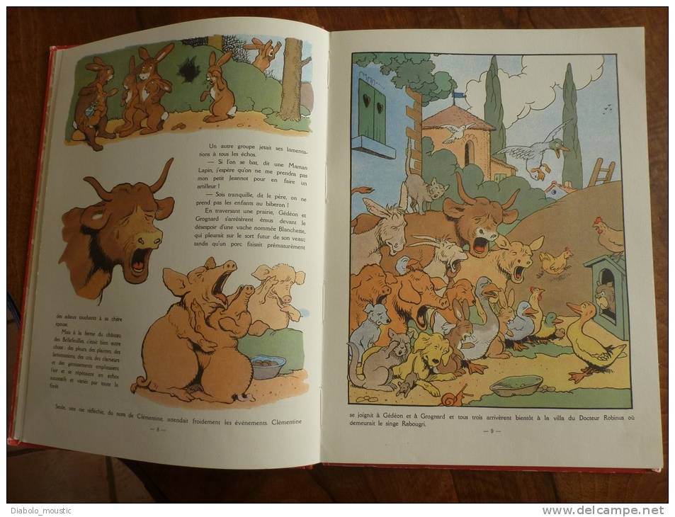 1978     GEDEON CHEF Des BRIGANDS   Illustrations De Benjamin Rabier - Autres & Non Classés