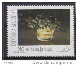 ARGENTINE        1989          N°  1660          COTE     0.60     EUROS          ( A59 ) - Unused Stamps