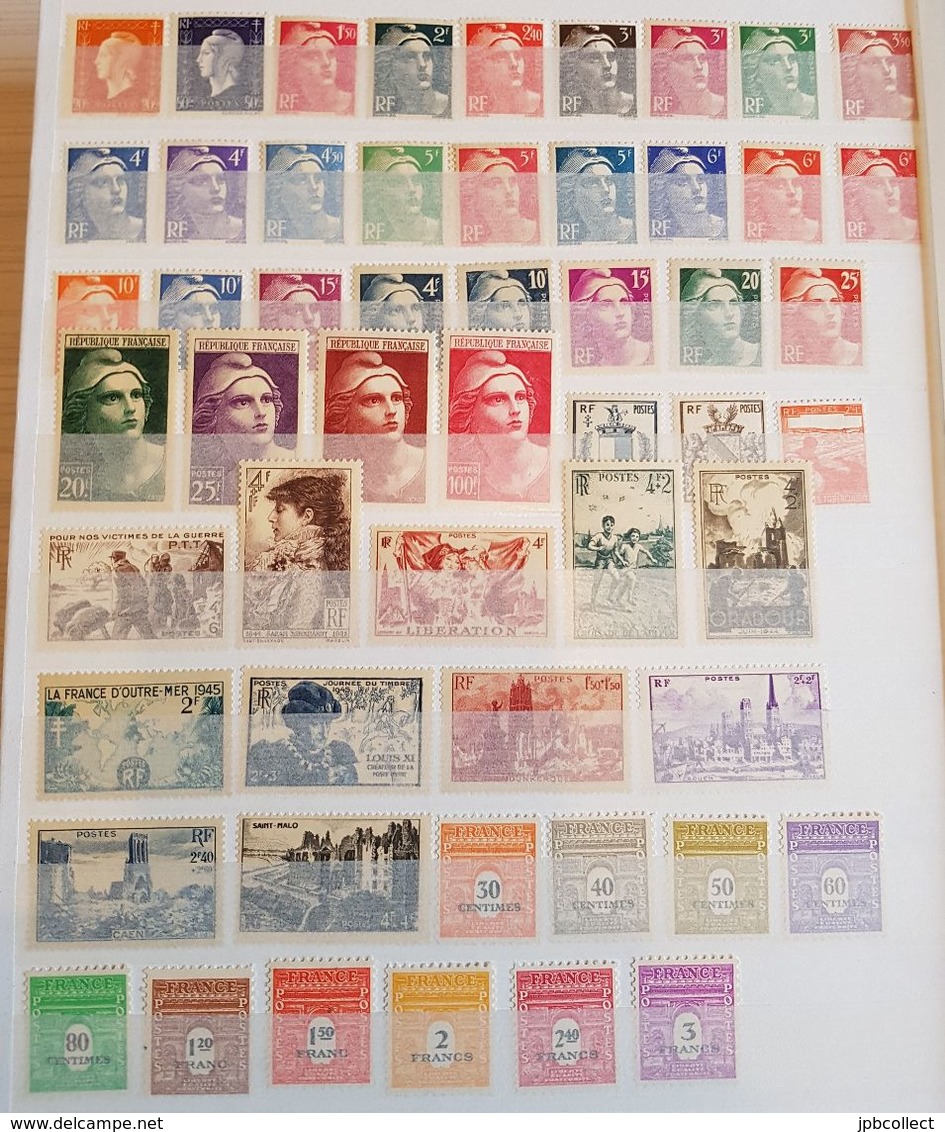 Timbres De France Neufs ** Année 1945 Remise 50% + 20% - 1940-1949