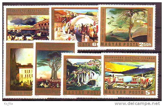 HUNGARY - 1973. Paintings By Csontváry Kosztka - MNH - Nuevos