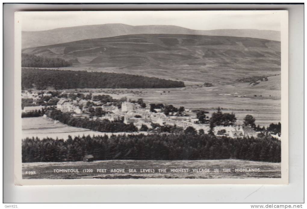 UK - SCOTLAND - BANFFSHIRE - TOMINTOUL 1962 - Banffshire