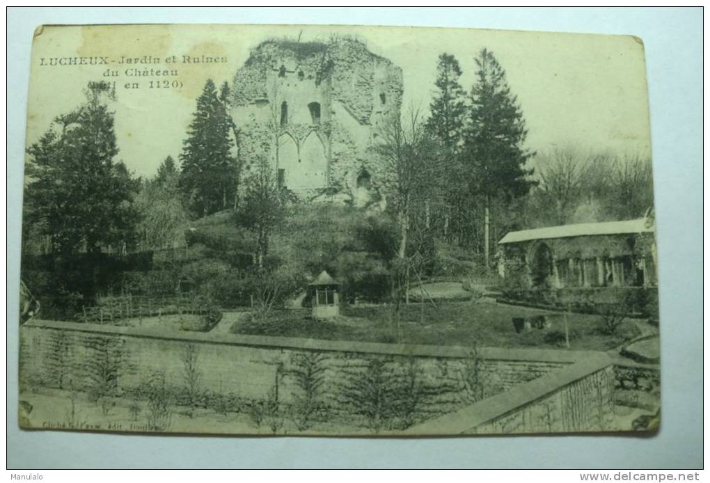 D 80 - Lucheux - Jardin Et Ruines Du Château - Lucheux