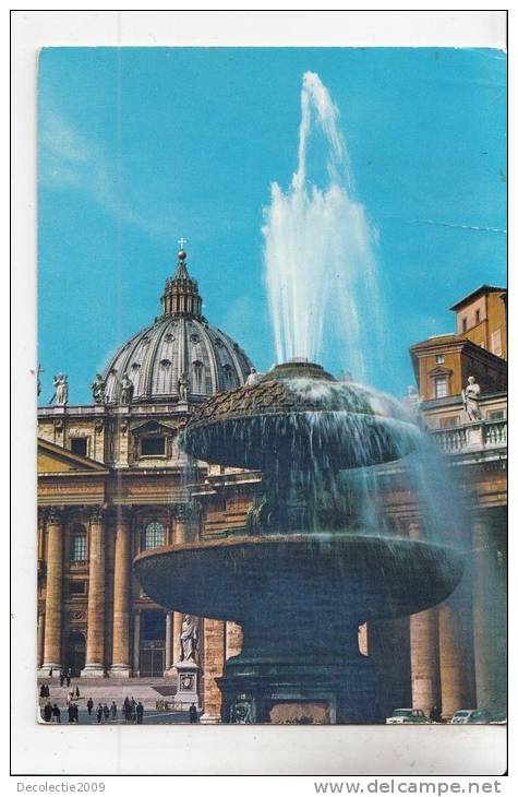 BT1514 Italy Rome St. Peter's Square 2 Scans - San Pietro