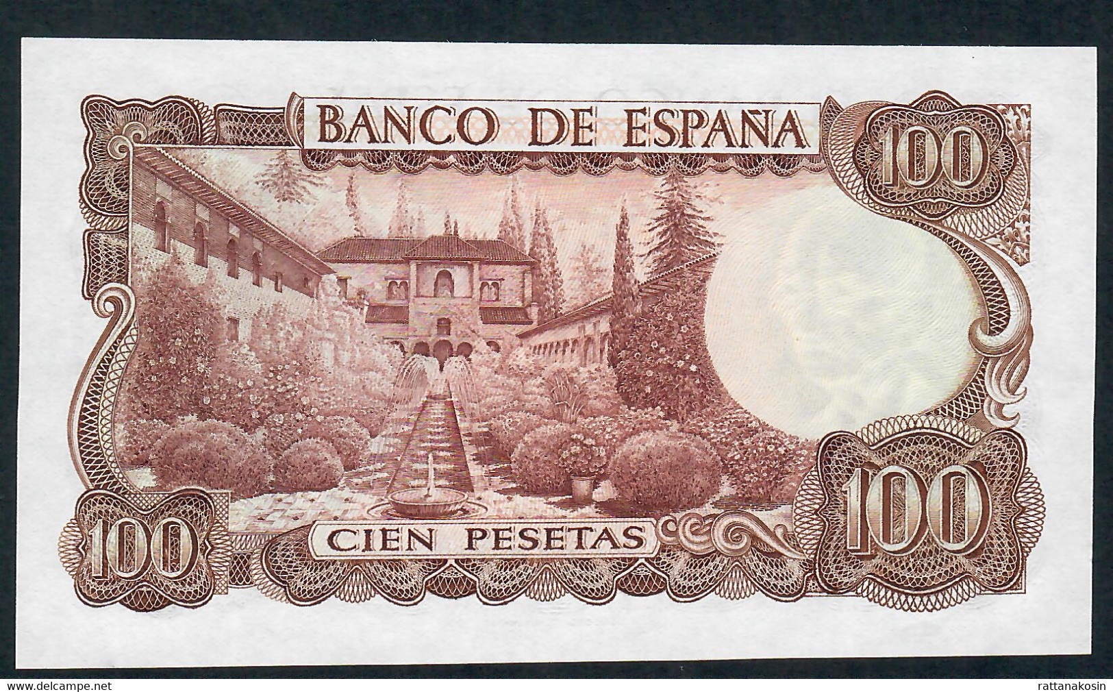 SPAIN   P152  100 PESETAS   1970 Serie 7J     UNC. - 100 Pesetas