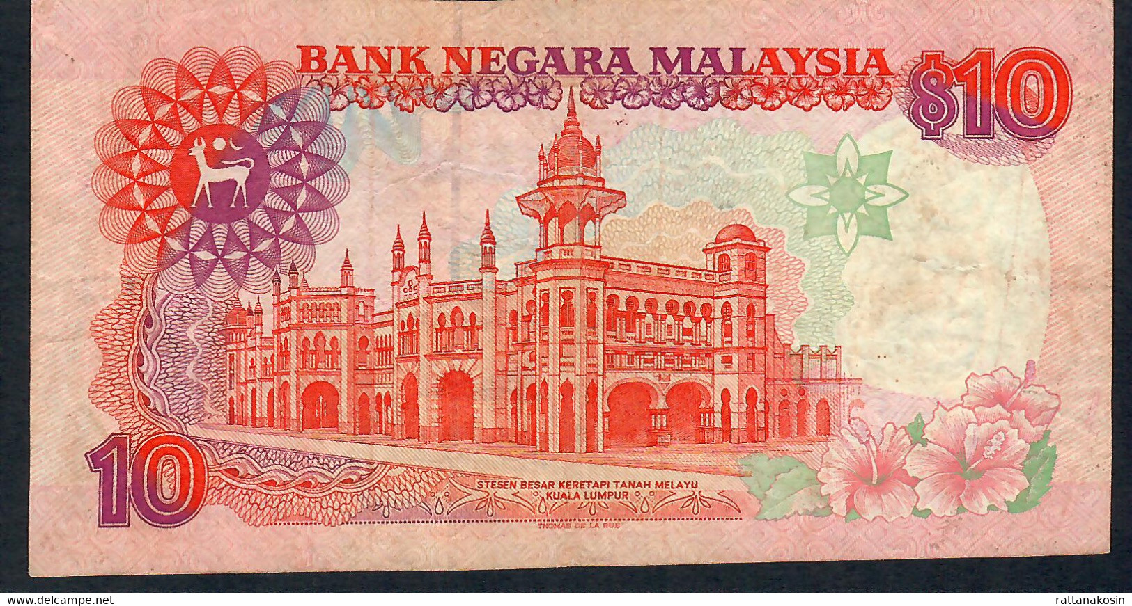 MALAYSIA   P29a  10  RINGGIT   1989 #VH    AVF    NO P.h. ! ! - Malaysia