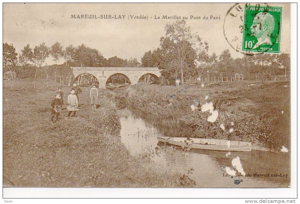 Mareuil-sur-Lay. Le Marillet Au Pont Du Pavé. - Mareuil Sur Lay Dissais