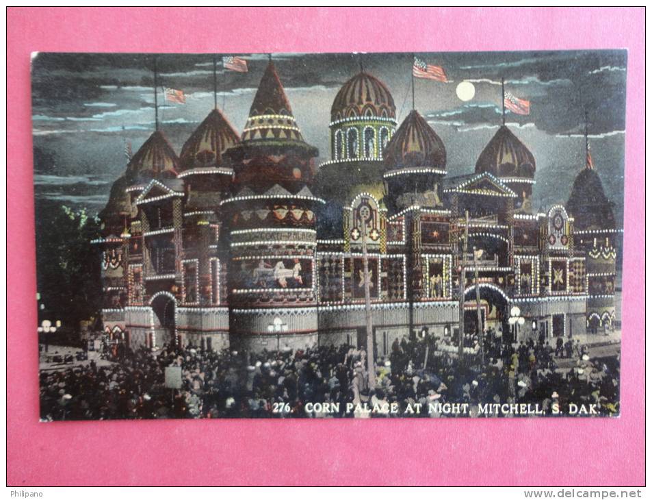 Night View Corn Palace  Mitchell SD Ca 1910 Not Mailed      Ref 911 - Other & Unclassified