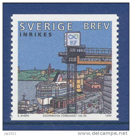 Sweden 1999 Facit # 2108. Sweddish Cooperative Union 100 Years, See Scann, MNH (**) - Neufs