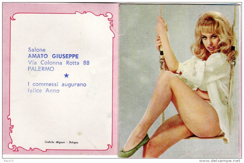 PALERMO / Calendario Da Barbiere " SIRENE " _ 1970 - Kleinformat : 1961-70