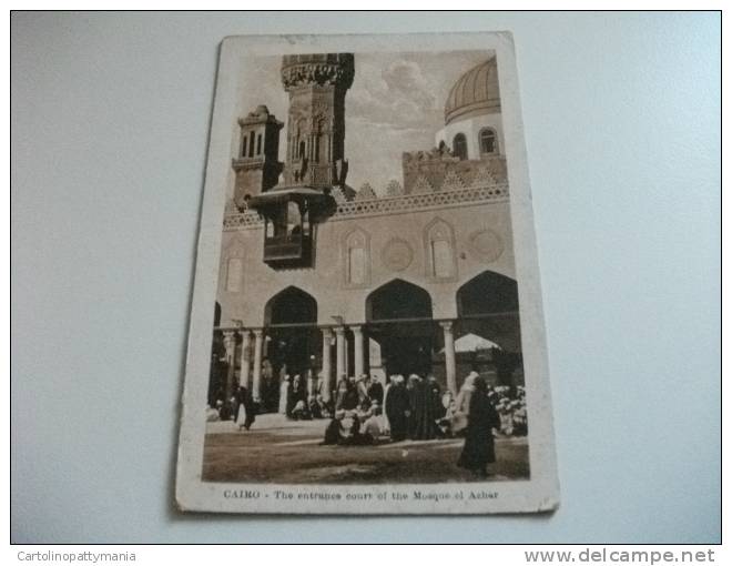 Cairo The Entrance Court Of The Mosque El Azhar  Moschea Egitto - Islam