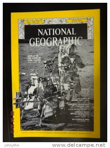 National Geographic Magazine  July 1971 - Scienze