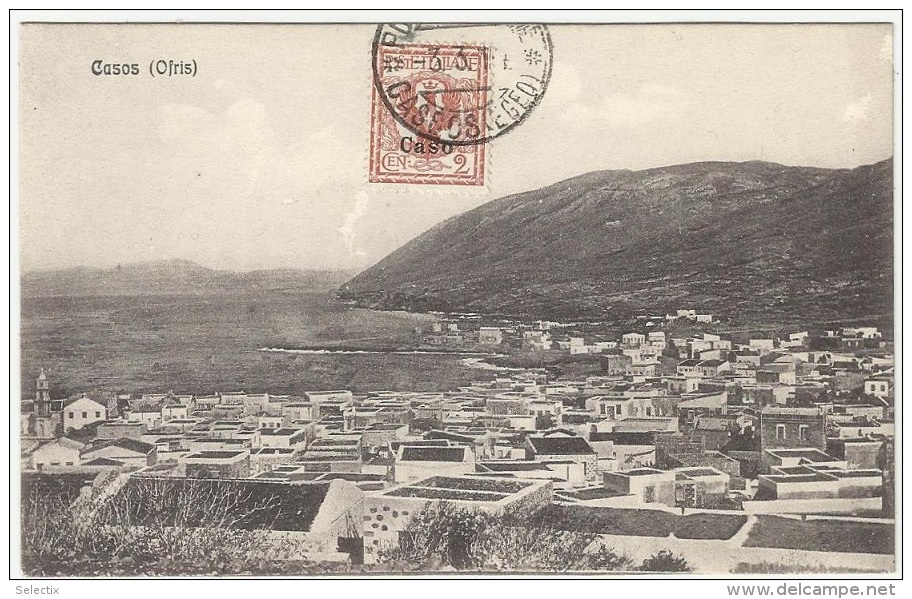 Greece 1915 Italian Occupation Of Caso - Kasos Island - Dodécanèse