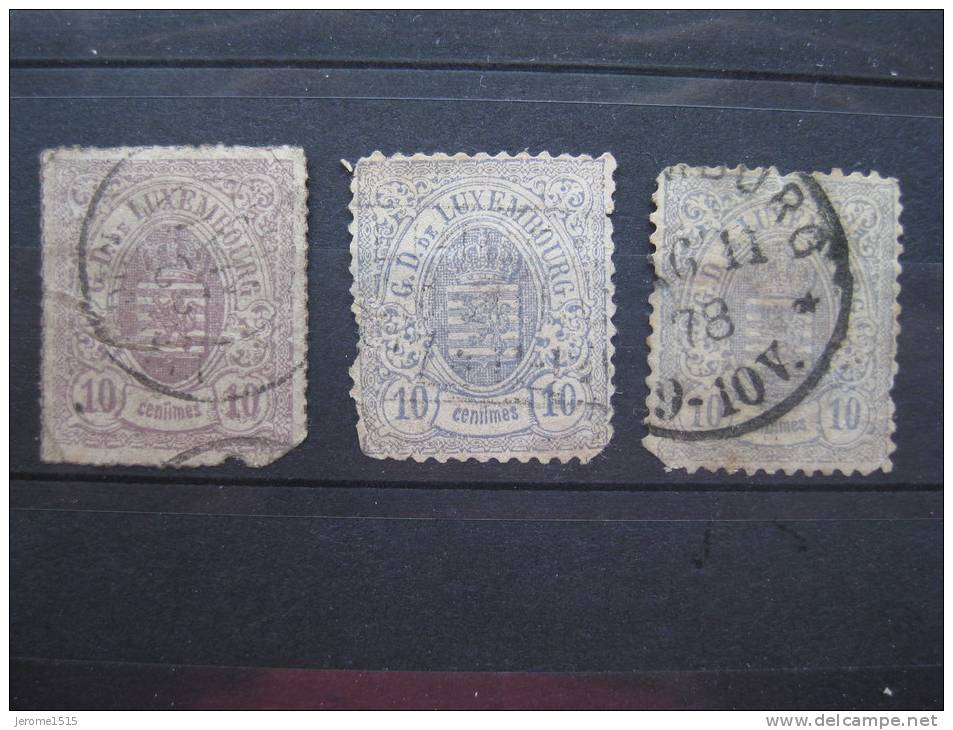 Timbres Luxembourg : Armoiries 1859  & - 1859-1880 Wappen & Heraldik