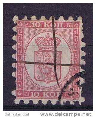 Finland: 1860 Mi 4 B, Used - Gebraucht