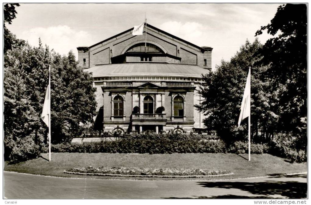 AK Bayreuth, Richard-Wagner-Festspielhaus, Gel - Bayreuth