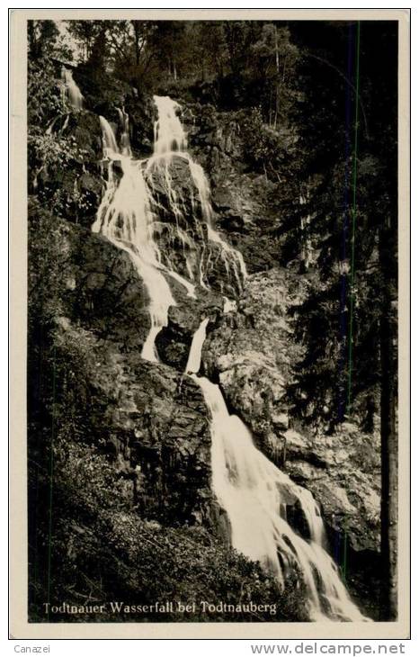 AK Todtnauberg, Wasserfall, Todtnau, Gel 1934 - Todtnau