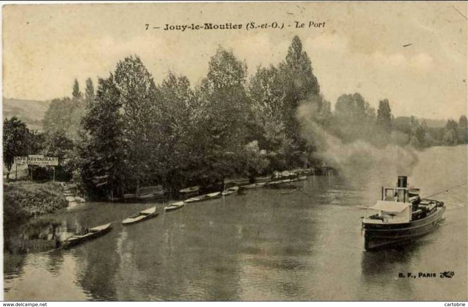 95 - JOUY-LE-MOUTIER - Le Port - (remorqueur, Batellerie) - Jouy Le Moutier