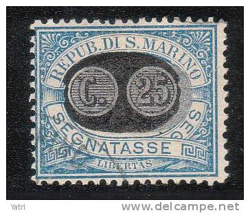 San Marino - Segnatasse - 1931 - 25 Cent. (mascherina) - Portomarken