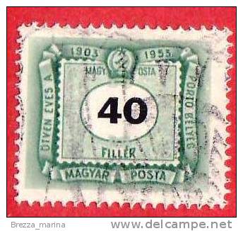 UNGHERIA - MAGYAR - 1953 - USATO - Segnatasse - Numero - 40 - Port Dû (Taxe)