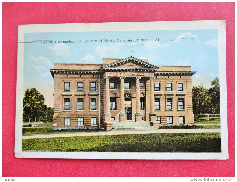 - North Carolina > Durham Bynum Gym University Of NC 1946 Cancel    -- Ref 918 - Durham