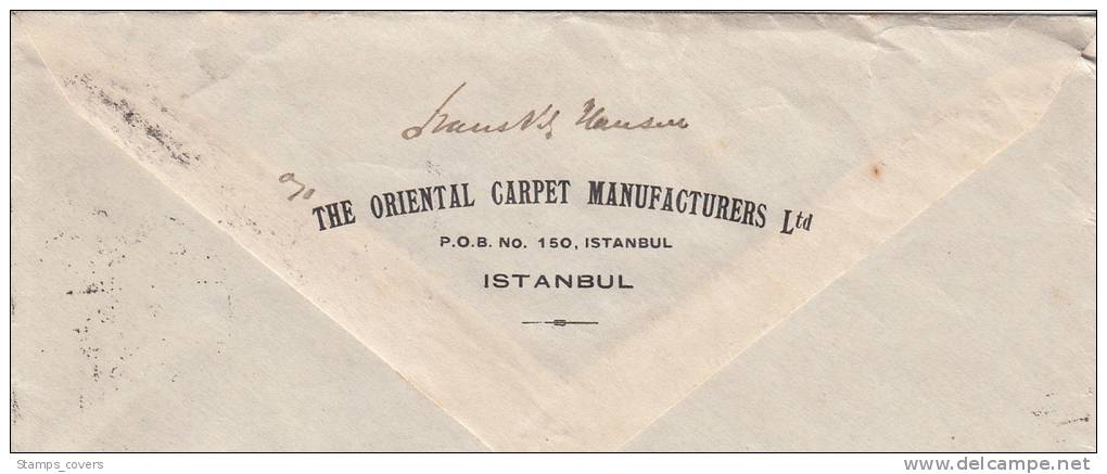 TURQEY USED COVER 1932 FROM ISTANBUL TO DORNACH - Briefe U. Dokumente