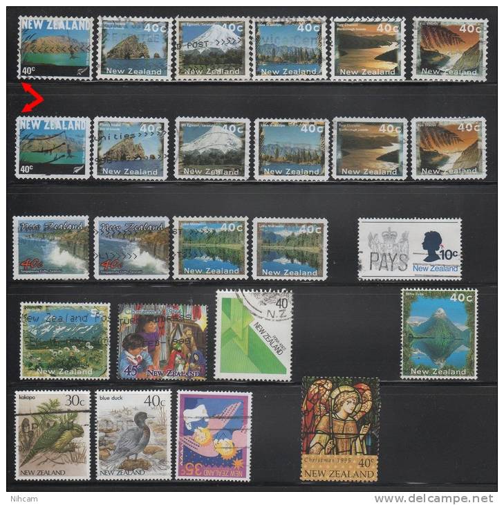 NEW ZELAND STOCK About 2602 Stamps 2 Scans - Collections, Lots & Series