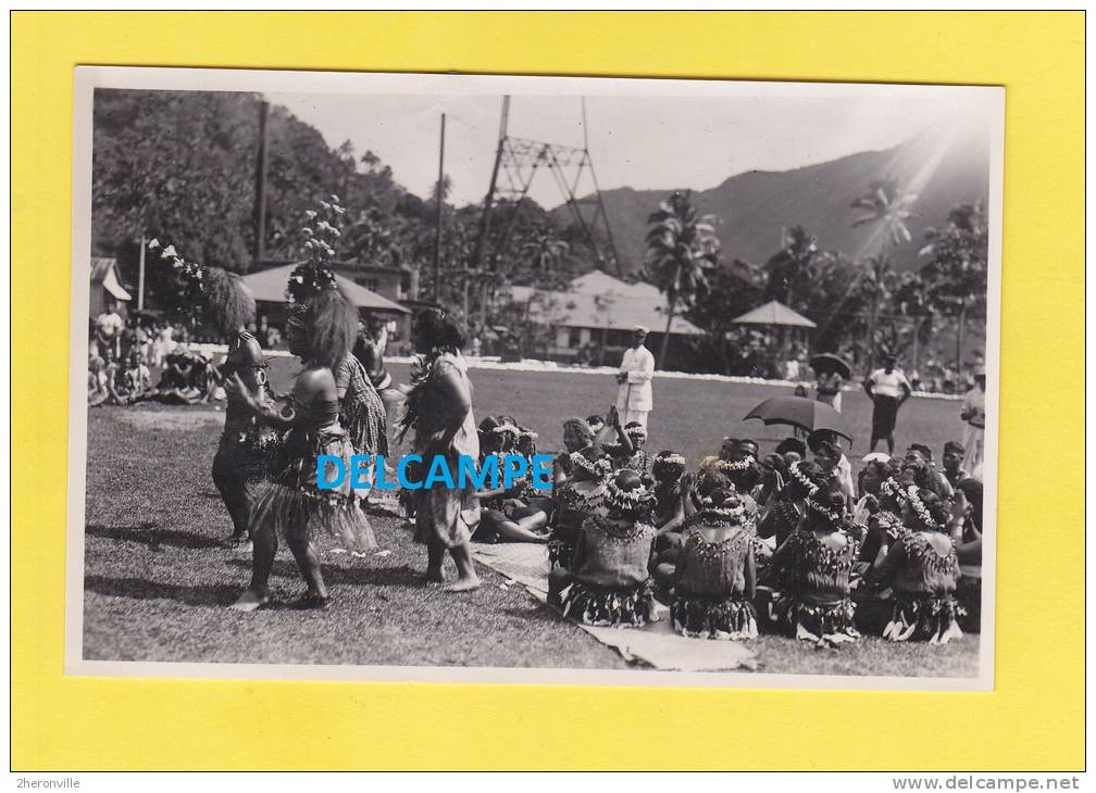 - SAMOA - Fête Et Danse Locale - Prises Par Un Marin - 1929 - Ethnic - Samoa