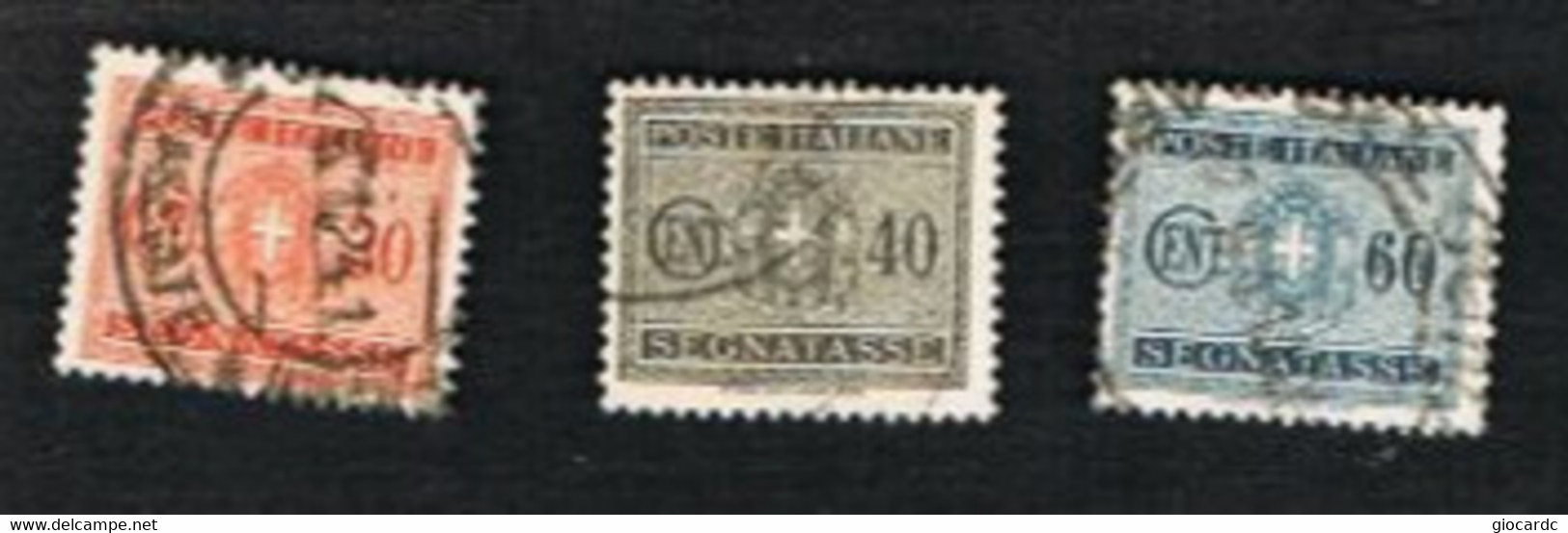 REGNO D'ITALIA  -  UNIF. 46 - 1934 SEGNATASSE 60     - USATI - Postage Due