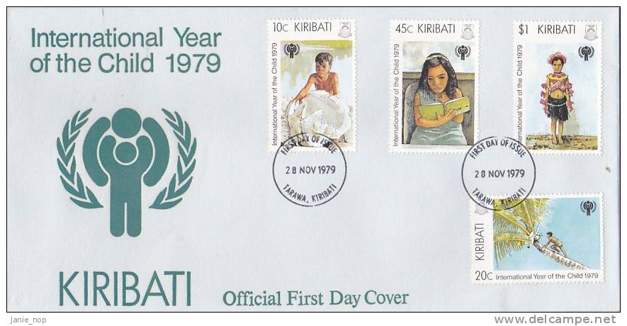 Kiribati 1979 International Year Of  The Child FDC - Kiribati (1979-...)