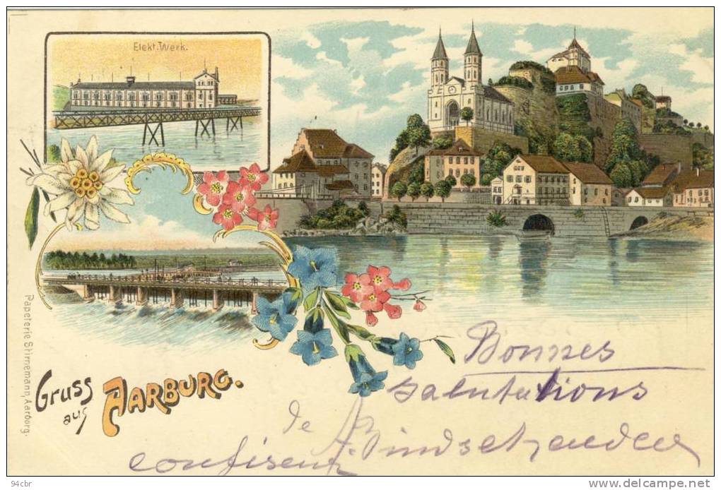 CPA (suisse)  GRUSS AUS AARBURG - Aarburg