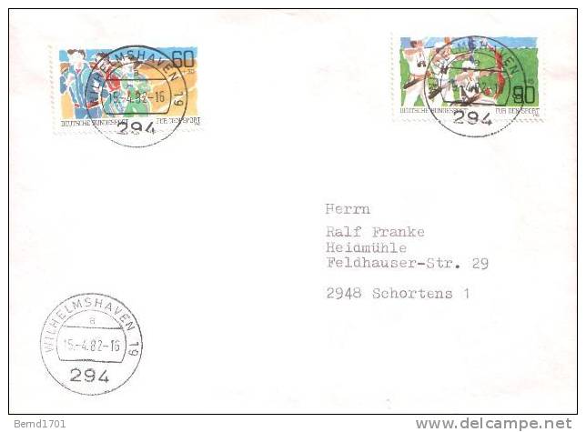 Germany - Mi-Nr 1127/1128 FDC (b346)- - 1981-1990