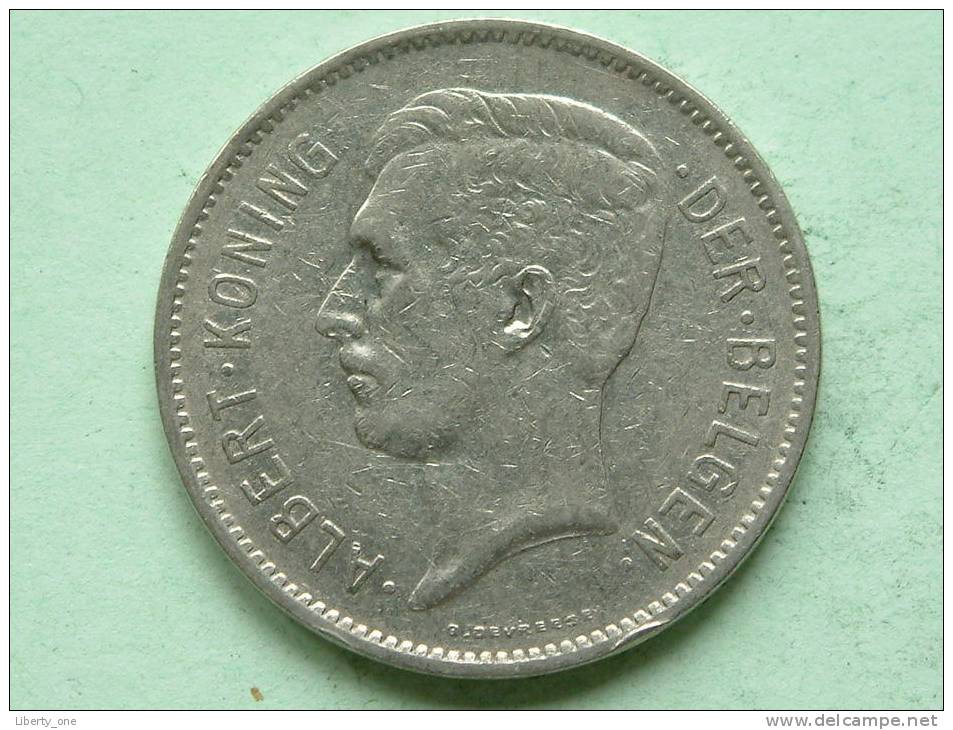 1932 - EEN BELGA / 5 FRANK - Morin 387 ( For Grade, Please See Photo ) ! - 5 Frank & 1 Belga