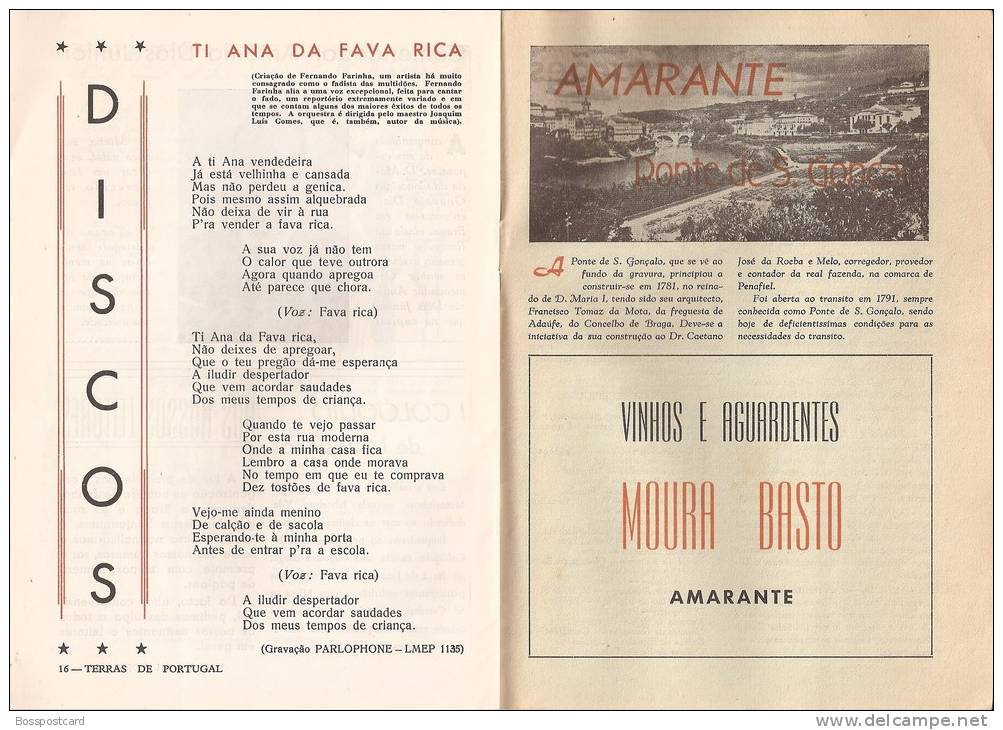 Revista "Terras De Portugal" Nº 5 De 1963. Caldelas, Braga, Fafe, Amarante, Maia, Amarante (6 Scans) - Magazines
