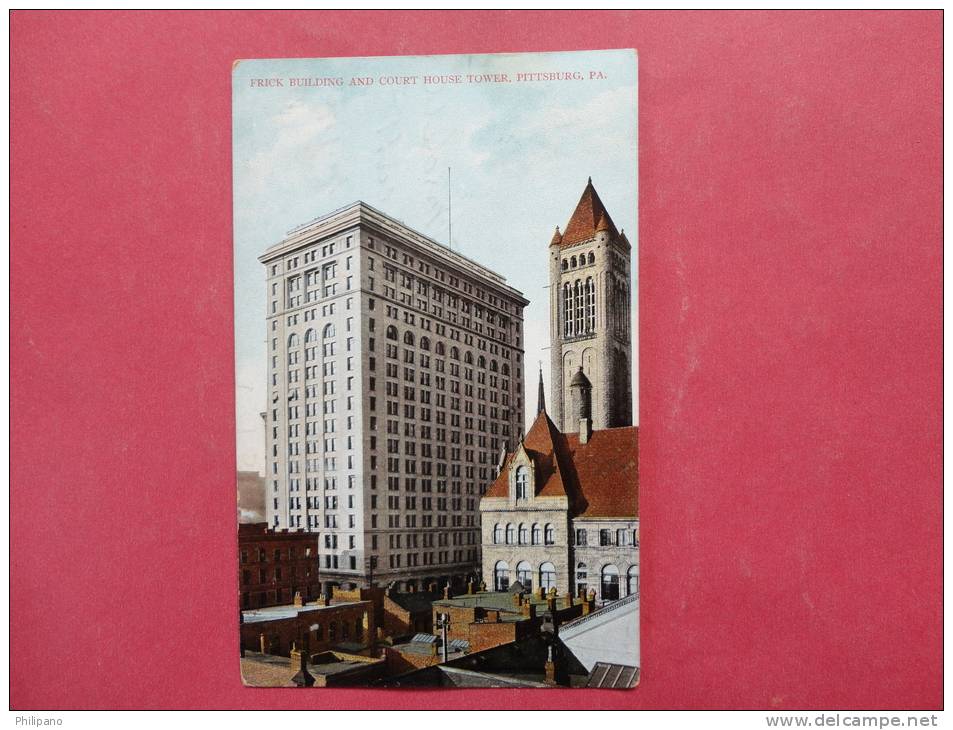 - Pennsylvania > Pittsburgh   Price Bldg & Court House Tower 1908 Cancel  Ref 927 - Pittsburgh