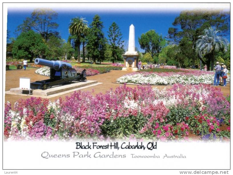 (145) Australia - QLD - Toowoomba War Memorial & Gun - Towoomba / Darling Downs