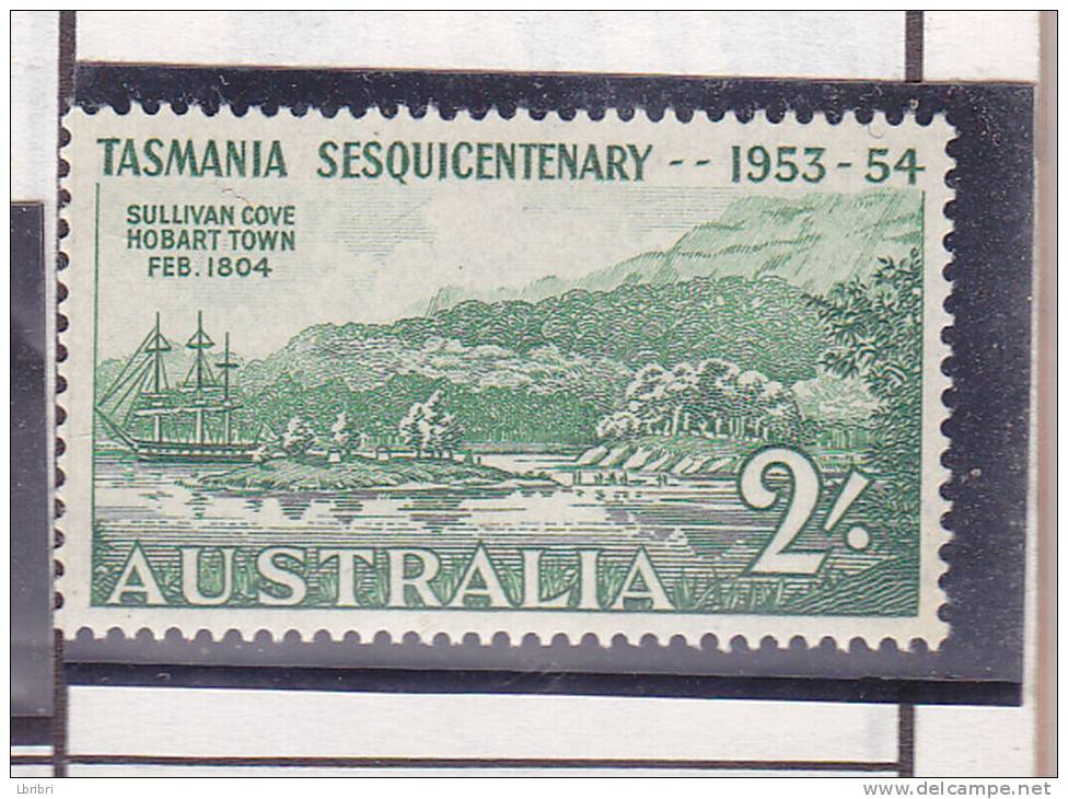 AUSTRALIE N° 205 2S VERT VUE DE L'ANSE SULLIVAN HOBART NEUF SANS CHARNIERE - Neufs