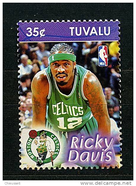 Tuvalu ** N° 1086 - Basket-ball. NBA. Ricky Davis, Joueur - Tuvalu