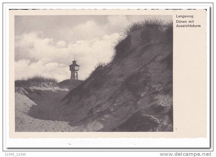 Langeoog Dünen Mit Aussichtsturm - Langeoog