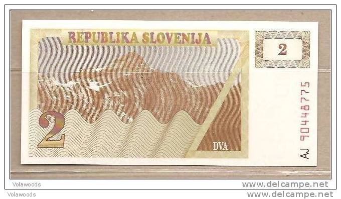 Slovenia - Banconota Non Circolata FdS UNC Da 2 Talleri P-2a - 1990 #19 - Slovénie