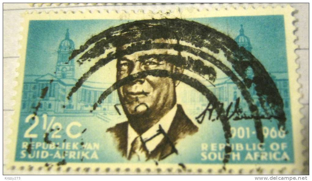 South Africa 1966 Verwoerd Memorial 2.5c - Used - Used Stamps