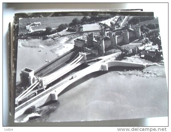 Wales Caernarvonshire Castle Aerial View Nice - Caernarvonshire